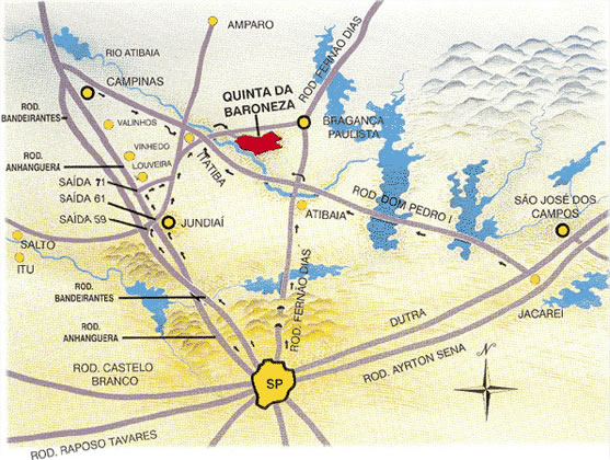 Quinta da Baroneza - Localização